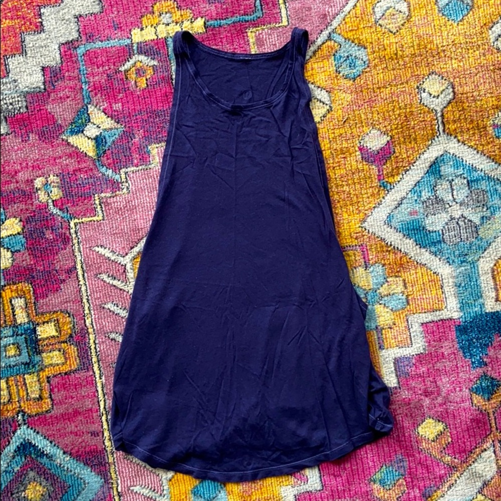 Lululemon navy cotton tank